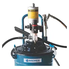 Propulsora Engraxadeira Pneumática Para Graxa Com Tambor 20kg Bremen 8596 Foto mini 3