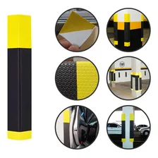Proteção P/ Coluna Pilastra Estacionamento C/ Adesivo 10mm Cor Preto/amarelo Foto  mini 1