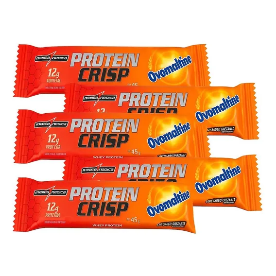 Protein Crisp Bar Ovomaltine 05 Unidades - Integralmédica Foto 1