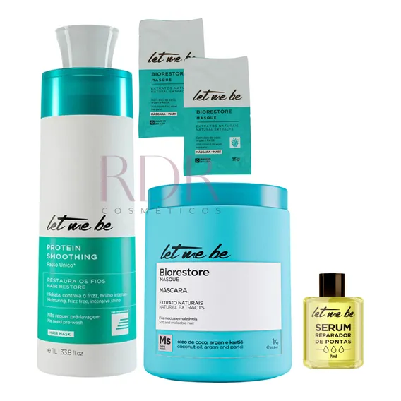 Protein Smoothing 1l + Biorestore 1kg Let Me Be Foto 1