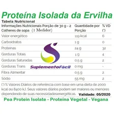 Proteína Da Ervilha Pura Proteina Vegetal Pea Protein Laudo Foto mini  2