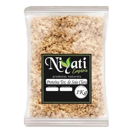 Proteína Texturizada De Soja Granulada Natural Clara 1 Kg Foto 1