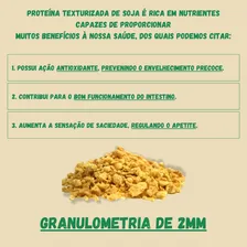 Proteína Texturizada De Soja Pacote Com 1 Kg (carne De Soja) Foto mini  3