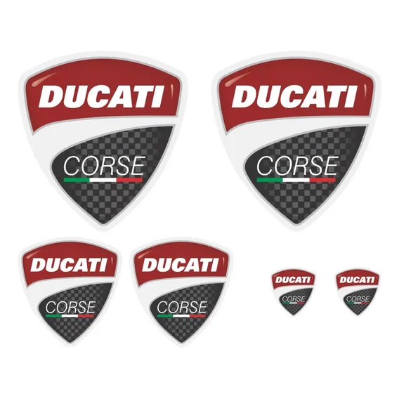 Protetor Adesivo Ducati Logo Resinado Foto 1