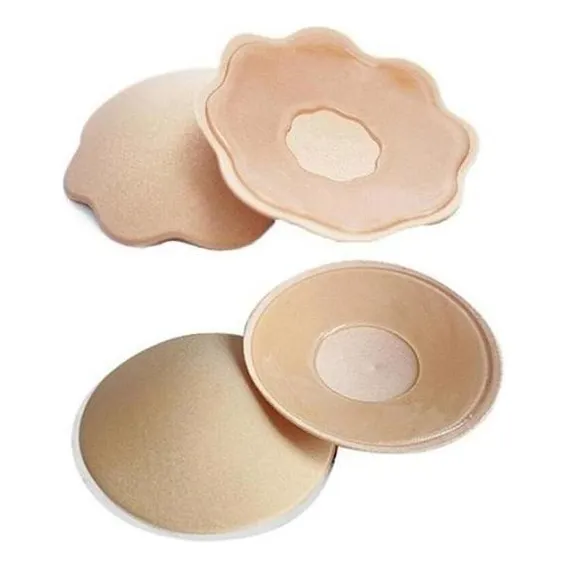 Protetor Adesivo Para Seios Peito Mamilo Aureola De Silicone Foto 1