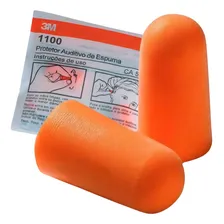 Protetor Auricular 3m Espuma Ouvidos Abafador 100 Pares Cor Laranja Foto mini  3