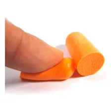 Protetor Auricular 3m Espuma Ouvidos Abafador 100 Pares Cor Laranja Foto  mini 1