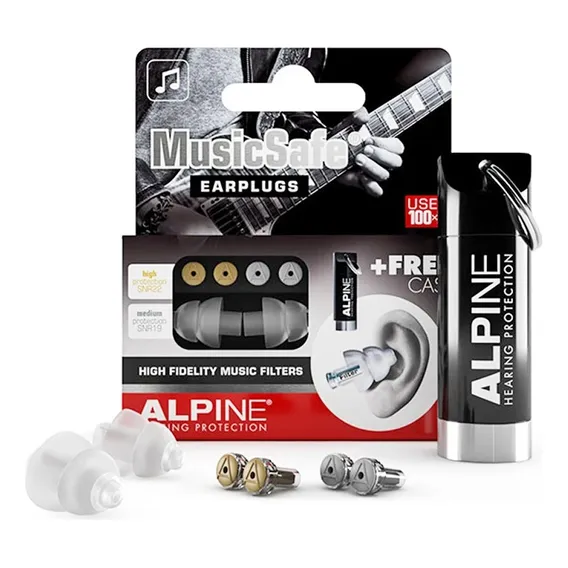 Protetor Auricular Alpine Musicsafe - Transparente Cor Branco Foto 1