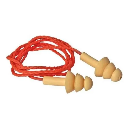 Protetor Auricular Silicone Cordão Algodão 15db Proteplus Foto 1