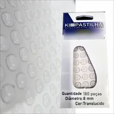 Protetor Batente Gota Silicone Adesivo Multiuso 8mm - 180und Foto mini 2