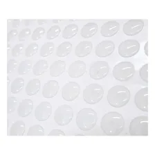 Protetor Batente Gota Silicone Adesivo Multiuso 8mm - 180und Foto mini 1