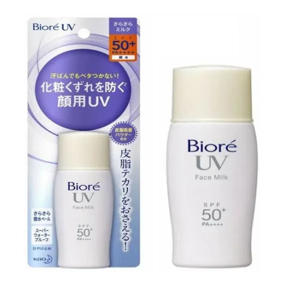Protetor Biore Solar Perfect Face Milk Fps50 30ml Foto 1