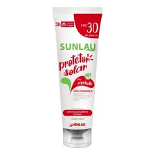 Protetor bloqueador solar FPS30 com repelente 120mL Sunlau Foto mini 2