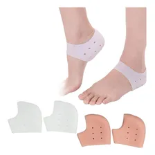 Protetor Calcanhar Silicone Gel Macio Conforto Mulher Homem Cor Rosa Foto mini 4