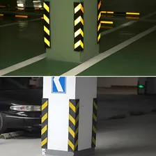 Protetor Canto Coluna Garagem Estacionamento Tagg Tgcg8010y Cor Preto Foto mini 2