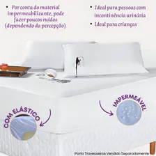 Protetor Capa De Colchao Impermeavel Cama Casal Queen Foto mini 2