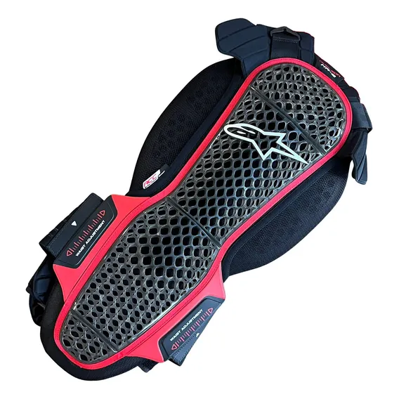Protetor Coluna Alpinestars Nucleon Kr-3 Preto/vermelho G Foto 1