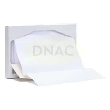 Protetor De Assento Sanitário Descartável Com 40 Folhas Cor Branco Liso Foto mini 4