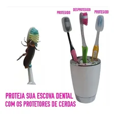 Protetor De Cerdas Escova De Dente Capinha Protetora Kit 5 Foto mini  3