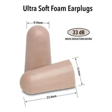 Protetor De Ouvido Macks Earplug Ultra 32db 50 Pares Imp Usa Cor Nude Foto mini 2