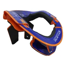 Protetor De Pescoço Mr Pro Neck Brace Trilha Motocross Vx Cor Azul/laranja Foto mini 1