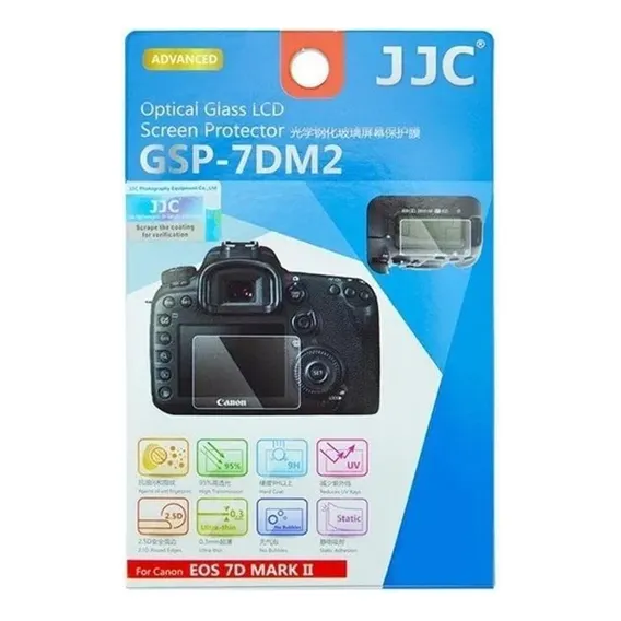 Protetor De Vidro Lcd Câmera Canon 7d Mark Ii Jjc Gsp-7dm2 Foto 1