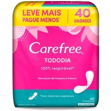 Protetor Diário Todo Dia Sem Perfume 40 Unidades Carefree Foto mini 1