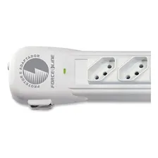 Protetor E Adaptador 4 Tomadas, Bivolt 7200 Force Line 110v/220v Foto mini  3