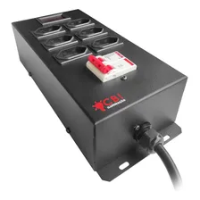 Protetor Elétrico Profissional Régua 6t Voltimetro Cbi 4400w Cor Preto 10a Foto mini  2