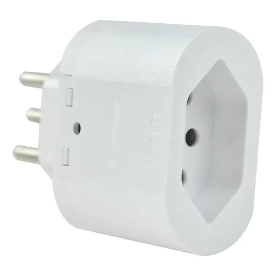 Protetor Energia Clamper Surtos E Raios 3 Pinos 10a Branco Foto 1