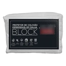 Protetor F.a. Block Malha Impermeável Solteiro King 97x203 Cor Branco Foto  mini 1