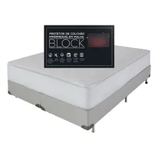 Protetor F.a. Block Malha Impermeável Solteiro King 97x203 Cor Branco Foto mini  2