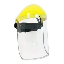 Protetor Facial Catraca Roçadeira Resistente 2 Unidades Cor Amarelo Foto mini 2