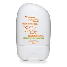 Protetor Facial Gel Creme FPS 60 FPUVA 20 Fotoequilíbrio Natura 50g Foto  mini 1