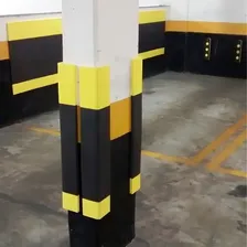 Protetor Garagem Estacionamento Coluna Canto Eva Vonder Cor Preto Foto mini 4