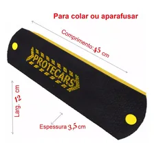 Protetor Garagem-parede/porta Carro P/colar Ou Parafuso=1 Pç Cor Amarelo/preto Foto mini 3