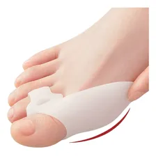 Protetor Joanete Separador Dedos Pes Silicone Joanete 1 Par Cor Branco Tamanho Universal Foto mini 4