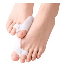 Protetor Joanete Separador Dedos Pes Silicone Joanete 1 Par Cor Branco Tamanho Universal Foto  mini 1