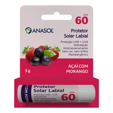 Protetor Labial Fps 60 Açaí C/ Morango Anasol Multifunção 5g Foto  mini 1