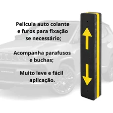 Protetor Para-choque Garagem Estacionamento Carro Cor Preto - amarelo Foto mini  2