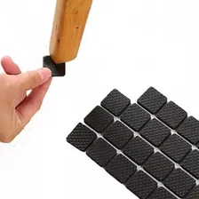 Protetor Pé Cadeira Cama Borracha Adesivo Anti Deslizante Quadrado 2cm Foto mini 4
