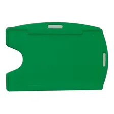 Protetor / Porta Crachá Verde Sólido Universal 100unidades Foto mini  2