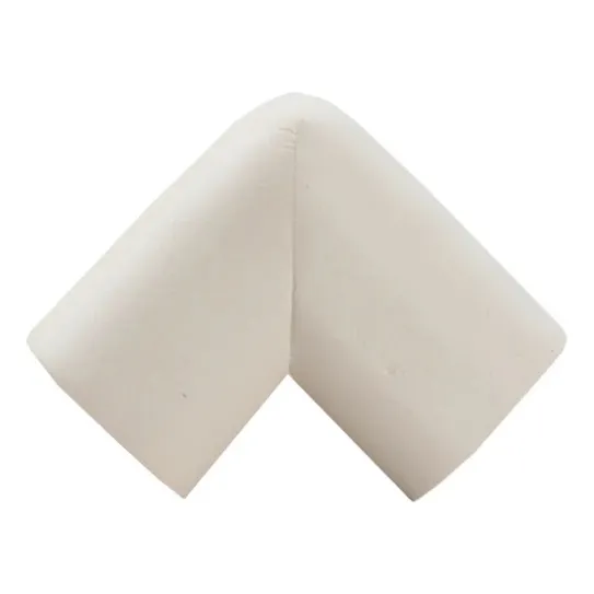 Protetor Quina 8 Peças Canto Mesa Cantoneira Eva Bebê Espuma Cor Branco Foto 1