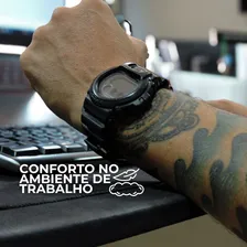 Protetor Quina Borda Mesa Escritório EVA Macio Auto Adesivo Apoio de Braço Mesa Computador Quina Rolo Fita 1,90m Preto Foto mini 2