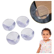 Protetor Quina Mesa Canto Móveis Segurança Bebê Silicone 4un Cor Transparente Foto mini 1