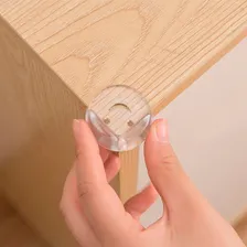 Protetor Quina Mesa Canto Móveis Segurança Bebê Silicone 4un Cor Transparente Foto mini 4
