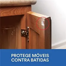 Protetor Silicone Anti-impacto 12un Tipo Gota Portas Janelas Foto mini 4