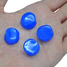Protetor Silicone Azul Para Ouvido Uso Em Piscina Natação Foto mini 4