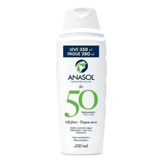 Protetor Solar Anasol Fps 50 Oil Free 350 Foto 1