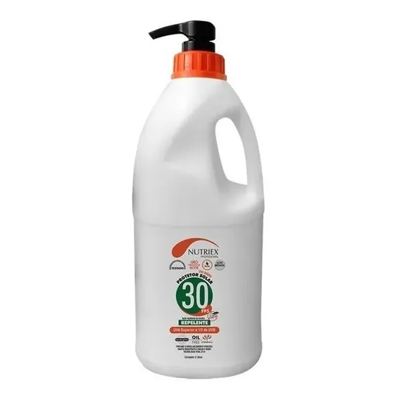 Protetor Solar C/ Repelente 2 Litros Fps30 - Nutriex Foto 1